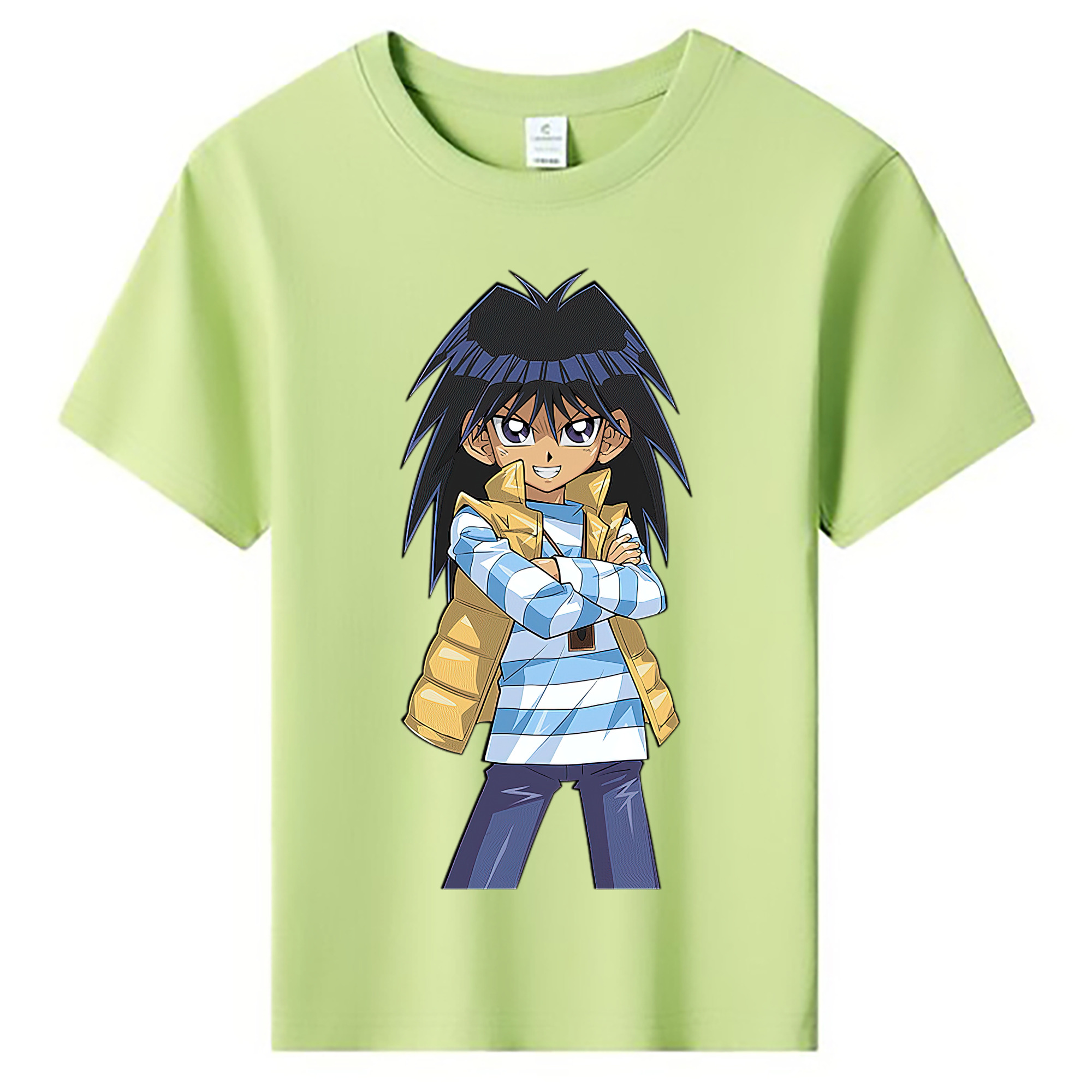 （画像用） 遊☆戯☆王 Yu-Gi-Oh! 綿100％キッズTシャツ（フロントプリント）
